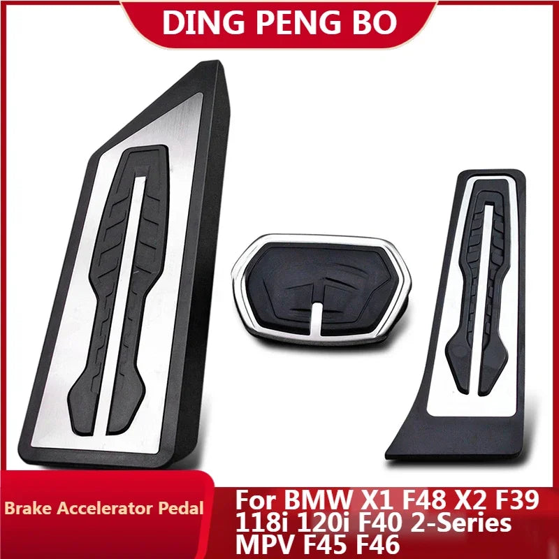 Repose-pieds en acier inoxydable, couvercle de pédale de frein mort, pour BMW X1 F48 X2 F39 118i 120i F40 série 2 MPV F45 F46
