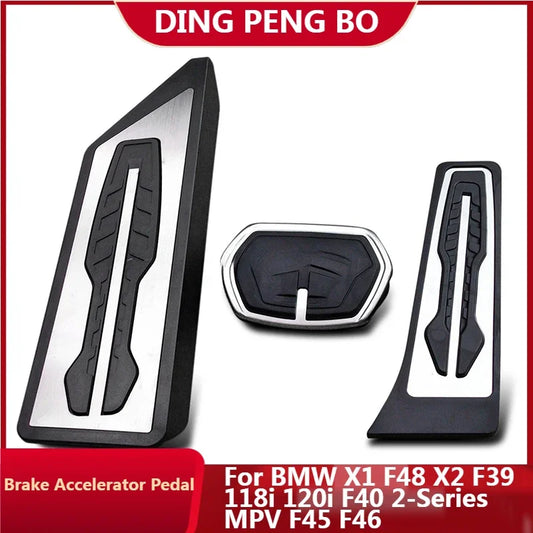 Repose-pieds en acier inoxydable, couvercle de pédale de frein mort, pour BMW X1 F48 X2 F39 118i 120i F40 série 2 MPV F45 F46