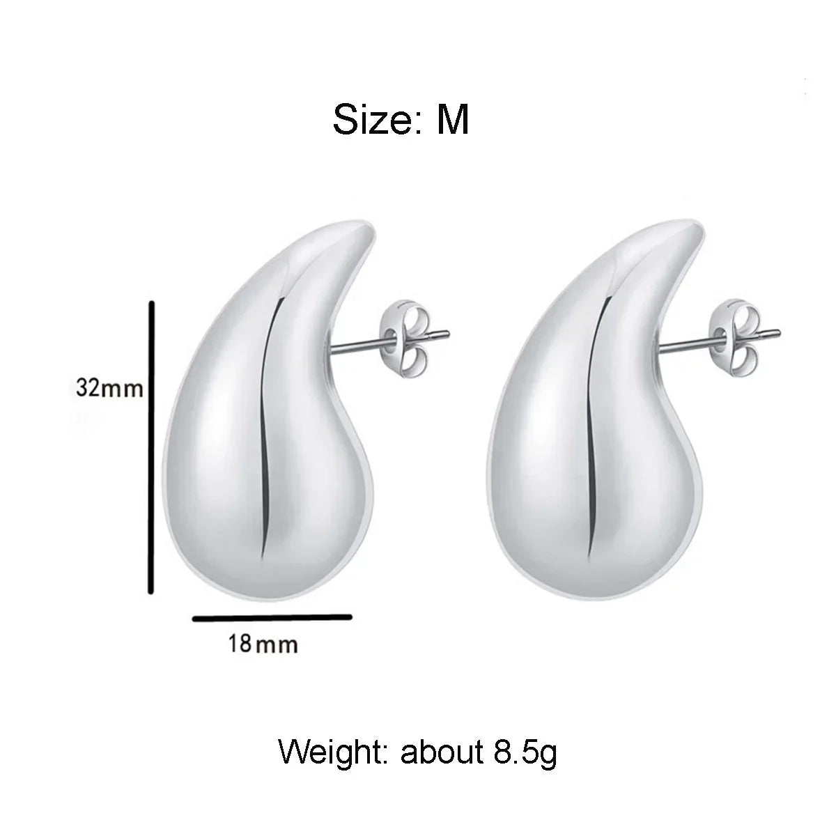 Boucles d'oreilles pendantes extra larges, créoles surdimensionnées et épaisses pour femmes et filles, légères, hypoallergéniques, plaquées or