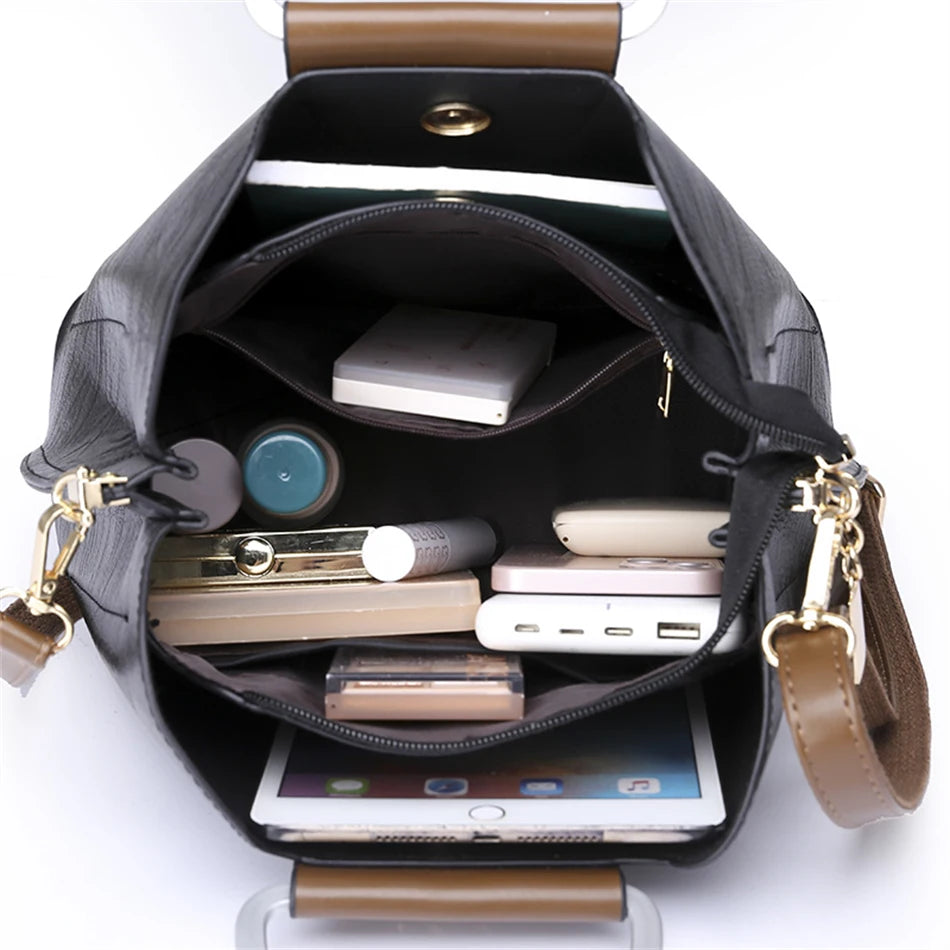 Sacs à main de luxe pour femmes, sacs à main de créateur pour femmes 2024, sac à bandoulière en cuir huilé de marque, sac fourre-tout messager, petit sac à la mode