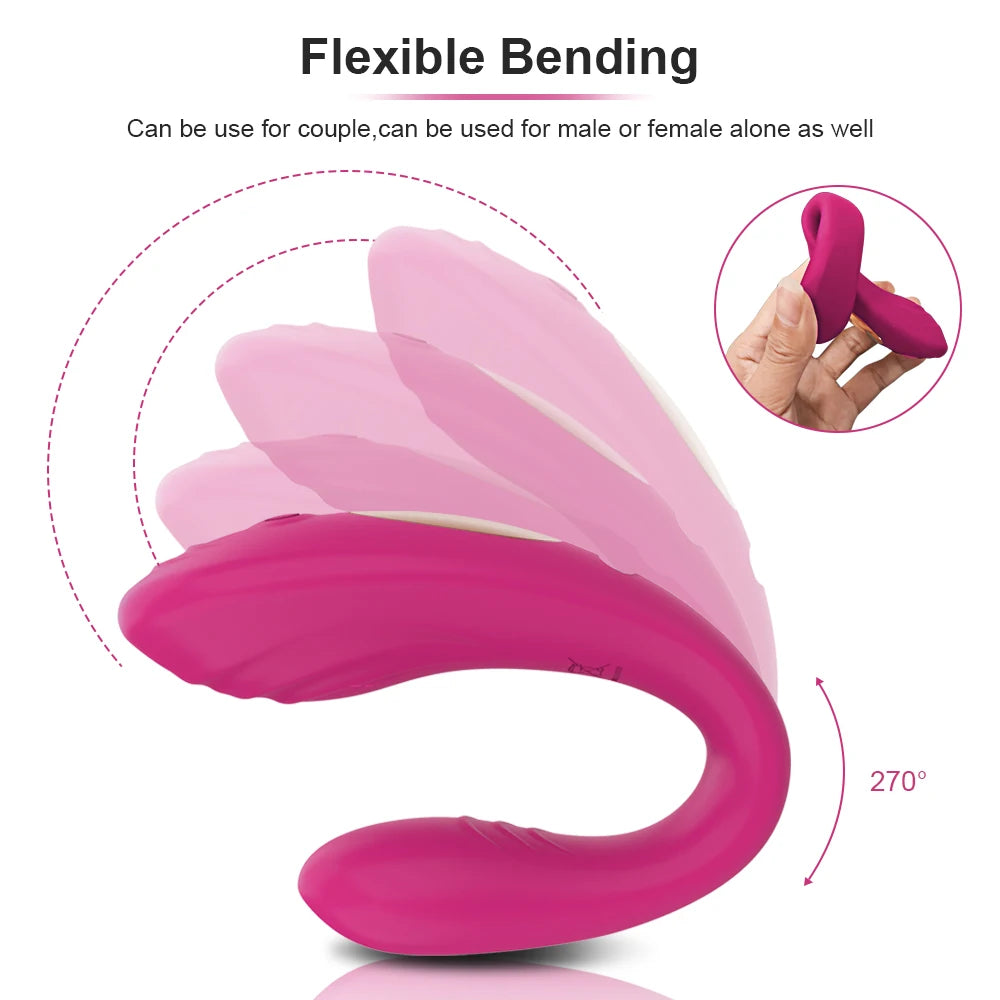 Vibromasseur de Type U télécommandé pour femmes, stimulation du Clitoris, point G, Massage vaginal, Masturbation féminine, jouets sexuels pour Couple