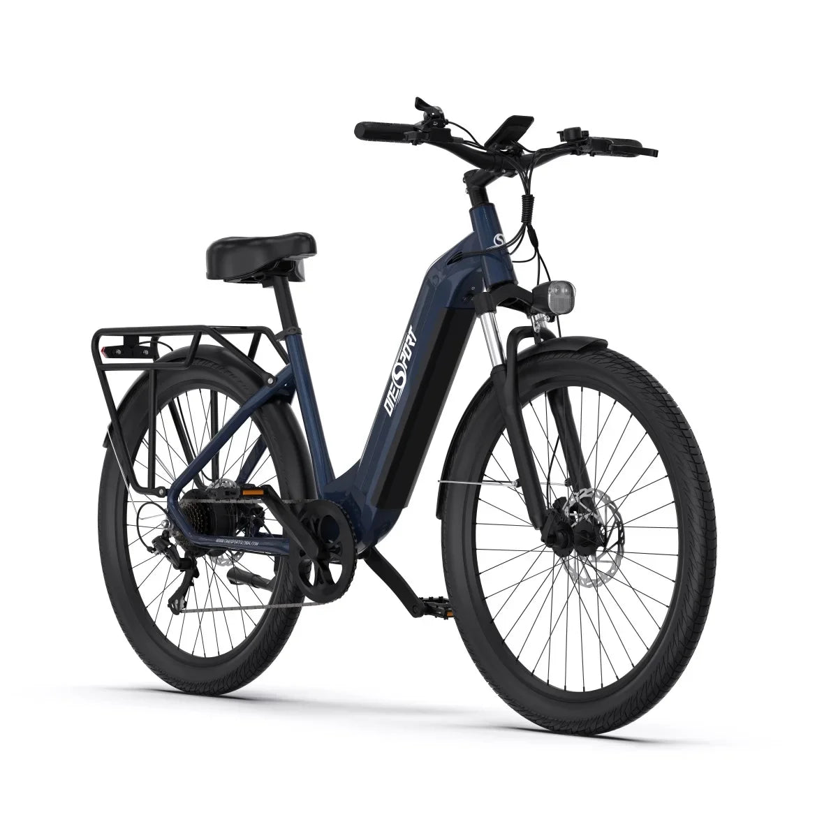 Vélo électrique adulte ONESPORT OT05, moteur 250W, batterie 36V18.2Ah, pneus 27,5 pouces, vélo électrique pour trajets urbains