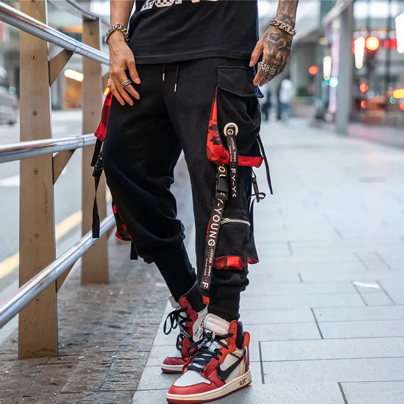 Pantalon cargo hip-hop pour hommes, streetwear, jogging en coton, mode, pantalon de survêtement décontracté pour hommes, pantalon Harlem, pantalon d'été Harajuku