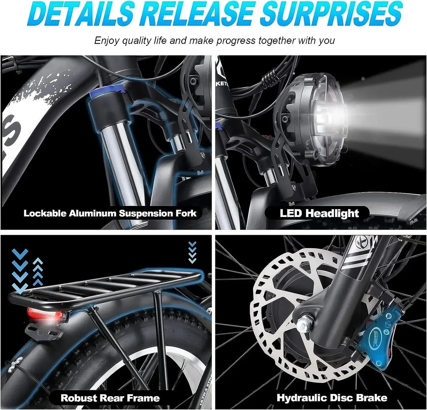 E Bike 2000W double moteur 48V23AH batterie freinage hydraulique vélo électrique 26 pouces gros pneu 21 vitesses tout Terrain vélo électrique