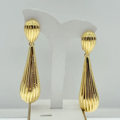 Boucles d'oreilles chimicates pour femmes, accessoires délicats, bijoux de luxe pour dames, cadeau de fête de mariage africain, nouveau