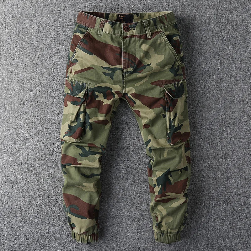 Pantalon cargo de sport de randonnée pour hommes, salopette CamSolomon, jogging, pantalon de survêtement, pantalon de survêtement conique décontracté, mode