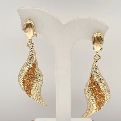 Boucles d'oreilles chimicates pour femmes, accessoires délicats, bijoux de luxe pour dames, cadeau de fête de mariage africain, nouveau