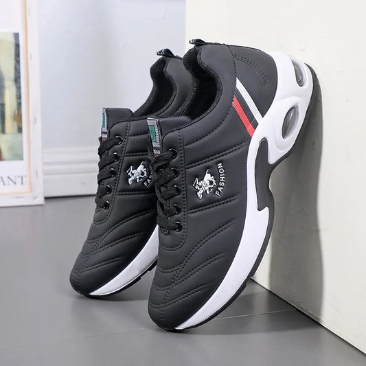 Baskets originales pour hommes, chaussures à coussin d'air, grande taille, chaussures de sport en cuir respirantes et antidérapantes pour hommes