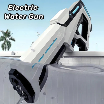 Pistolets à eau électriques pour adultes, puissant gicleur, aspiration automatique d'eau, jouet de plage en plein air d'été pour garçons, cadeau pour enfants