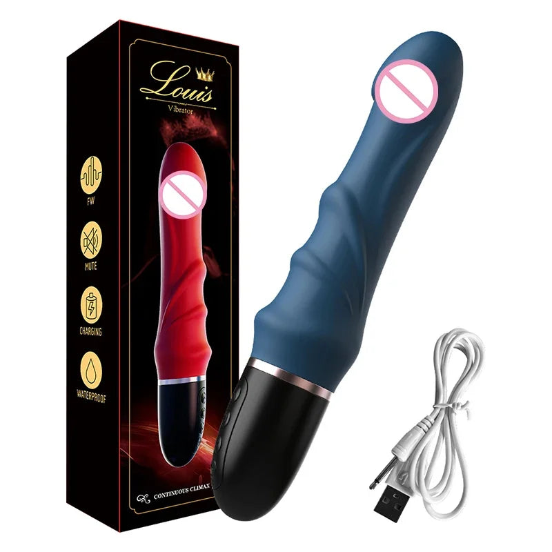 Vibromasseur en Silicone souple, 10 Modes, grand gode masseur, masturbateur féminin pour Couples, stimulateur clitoridien du point G, jouets sexuels pour femmes
