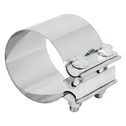 Cerceau de connexion de tuyau d'échappement universel, collier de serrage en acier solide, bande de Joint bout à bout d'échappement en acier inoxydable, accessoires de voiture