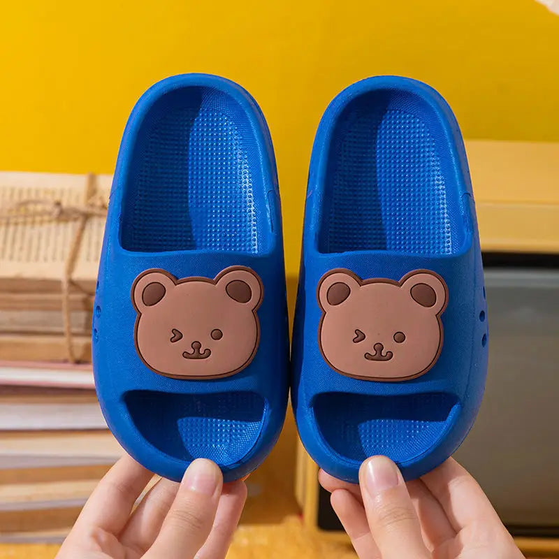 EVA – pantoufles pour enfants, chaussures de dessin animé mignon pour garçons et filles, sandales d'été pour parents et enfants moyens et grands