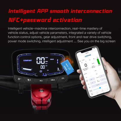 S5 chine 60V18AH-40AH batterie trottinettes électriques sécurité App contrôle NFC clé Scooter électrique pneu silencieux Scooters électriques
