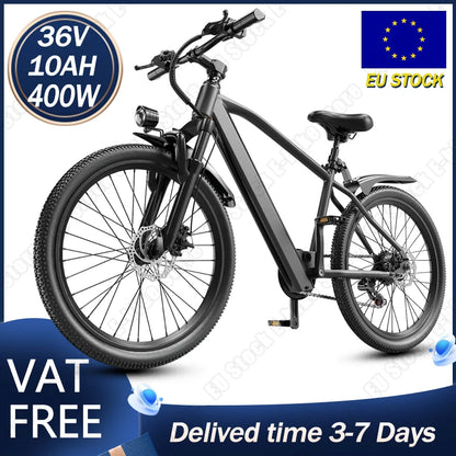 Aairsk GT300 adulte banlieue vélo électrique pic 540W 36V10AH batterie affichage LED intelligent Ebike tout-terrain 26 "pneu montagne e-bike