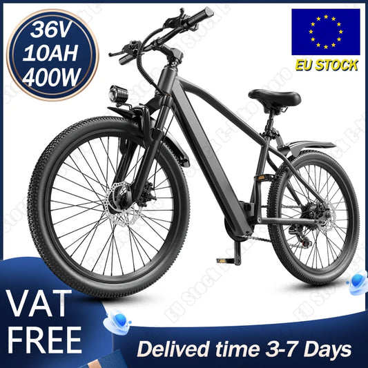 Aairsk GT300 adulte banlieue vélo électrique pic 540W 36V10AH batterie affichage LED intelligent Ebike tout-terrain 26 "pneu montagne e-bike