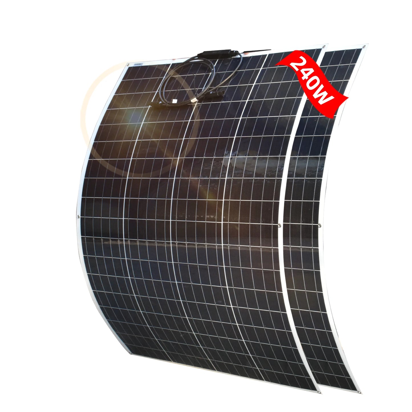 Panneaux solaires 18 V 125 W 250 W 375 W 500 W, flexibles, minicellules pour chargeur de batterie 12 V/24 V, kits maison 1 000 W, camping-car, bateau