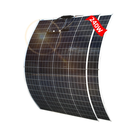 Panneaux solaires 18 V 125 W 250 W 375 W 500 W, flexibles, minicellules pour chargeur de batterie 12 V/24 V, kits maison 1 000 W, camping-car, bateau