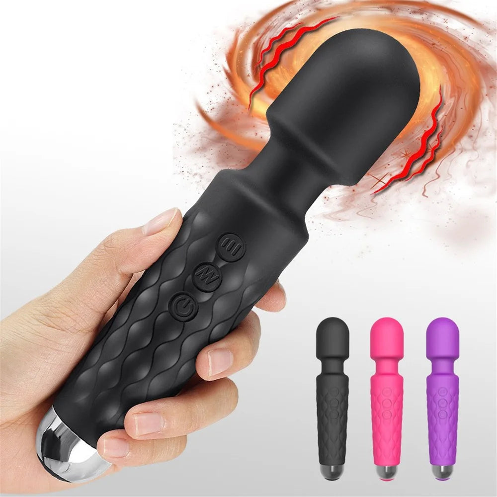 Vibromasseur AV puissant, stimulateur de Clitoris à baguette magique, jouets sexuels pour femmes, masseur de point G, produit érotique pour femmes adultes