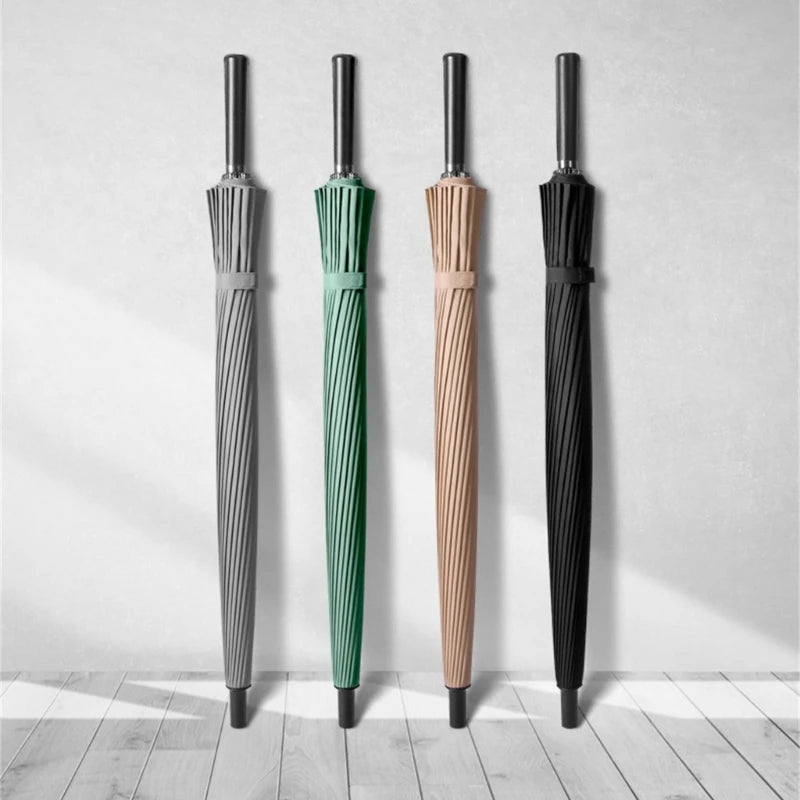 Large Umbrella Rain Cover Rain Gear Easily to Carry 24 Ribs Business Umbrella Drop Shipping