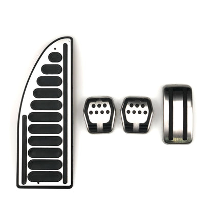 Housse de coussinets de pédales de voiture en acier inoxydable, étui MT AT pour Ford Focus 2 mk2 focus 3 mk3