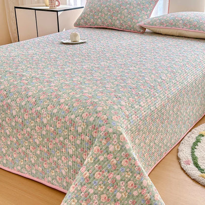 Bonenjoy-Couvre-lit 100% coton, 1 pièce, linge de lit matelassé, drap de lit doux pour la peau, sans taie d'oreiller