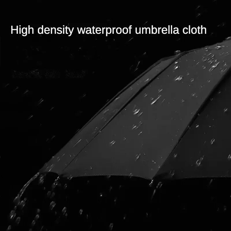 Parapluie anti-tempête 80 Bone pour hommes et femmes, pliage automatique, grand parapluie coupe-vent imperméable, parapluies anti-ultraviolets