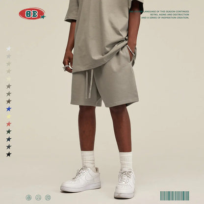 Men's Fashion Loose Solid Color Shorts