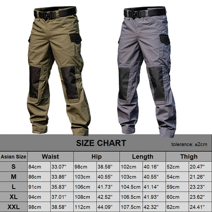 Pantalon cargo tactique militaire pour homme, pantalon d'entraînement militaire, multi-poches, résistant à l'usure, imperméable, pantalon décontracté de randonnée pour homme