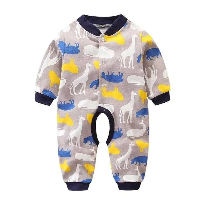 Summer Bodysuit for Baby Boys 0-1 Year (Short Sleeve)