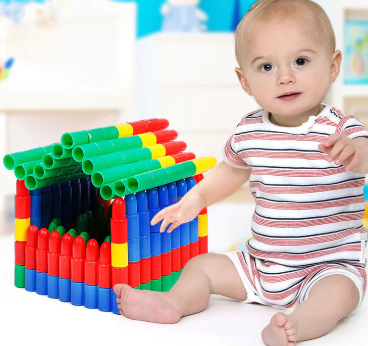 Children's Plastic Educational Building Blocks Toys