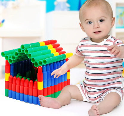 Children's Plastic Educational Building Blocks Toys
