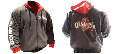 Men's Casual Hooded Jacket for Autumn Winter Training